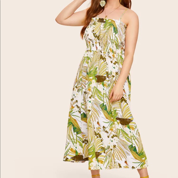 torrid Dresses & Skirts - LAST ONE Plus Size Tropical Floral Smocked Dress